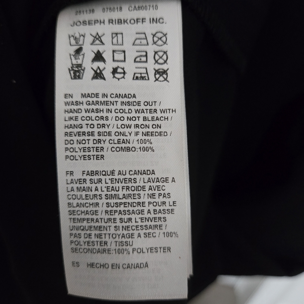 Joseph Ribkoff Black Dress with Bow - Picture 6 of 6